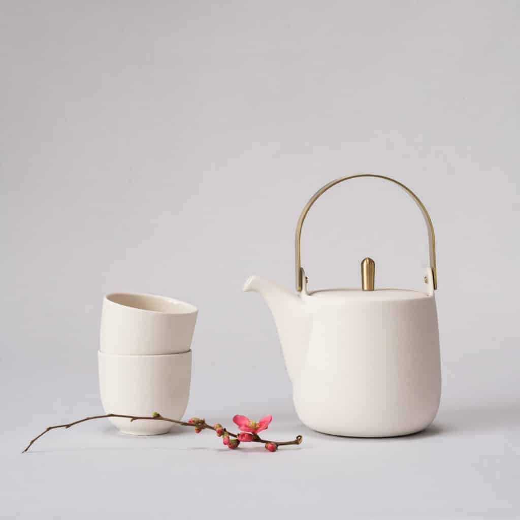 Teapot with Brass handle